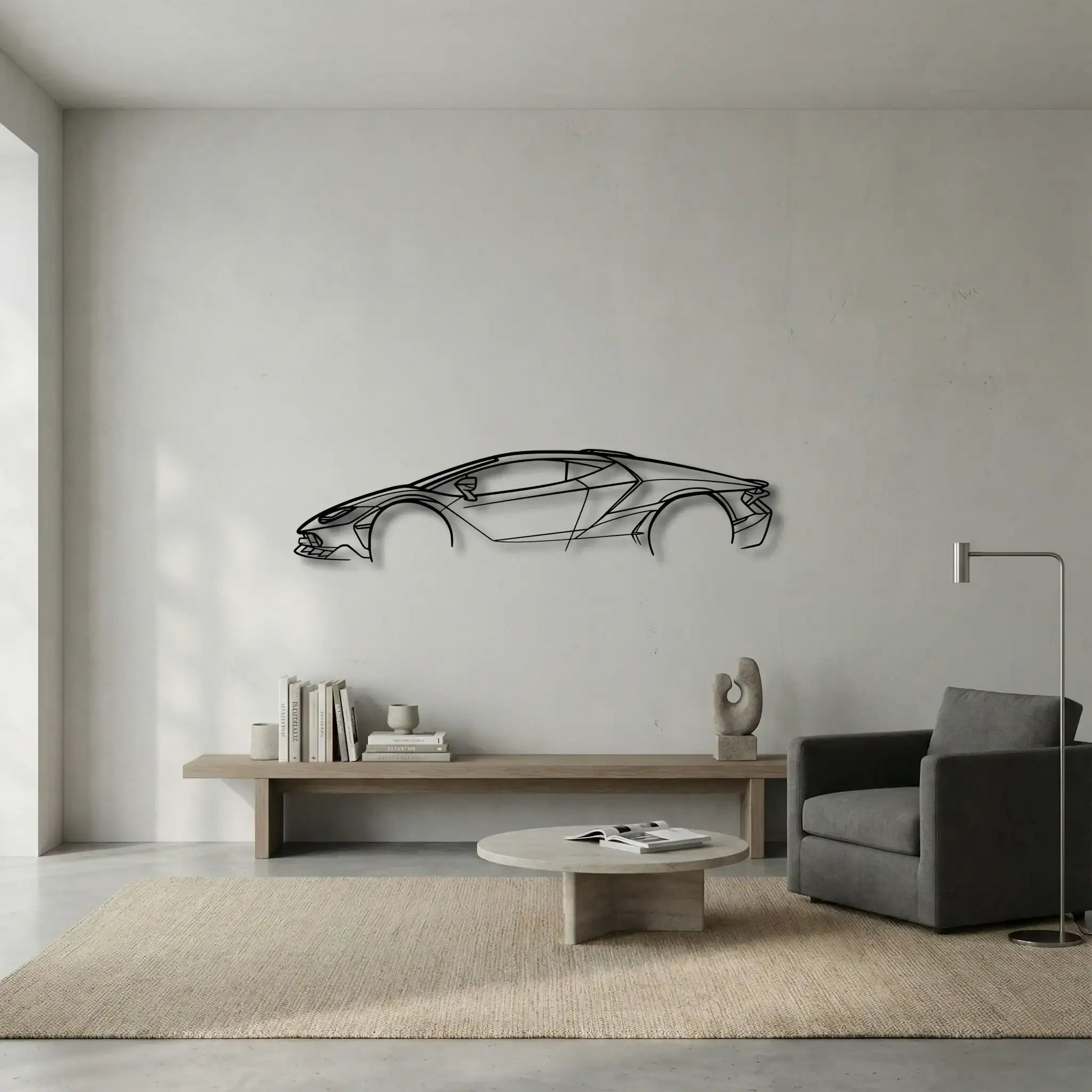 Lamborghini Centenario Metal Wall Art