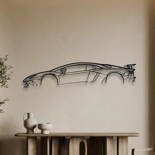 Lamborghini Aventador SV Metal Wall Art - DopeCars