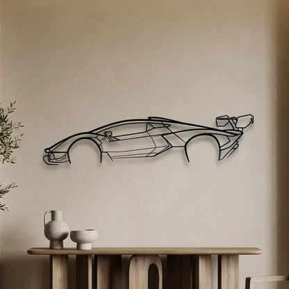 Lamborghini Essenza SCV12  Metal Wall Art - DopeCars