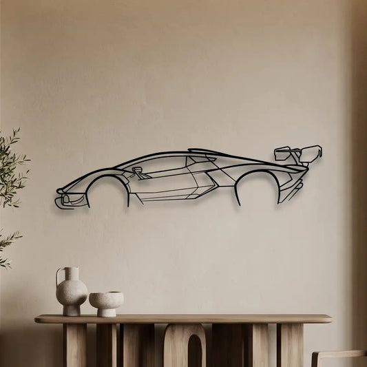 Lamborghini Essenza SCV12  Metal Wall Art - DopeCars