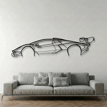 Lamborghini Essenza SCV12  Metal Wall Art - DopeCars