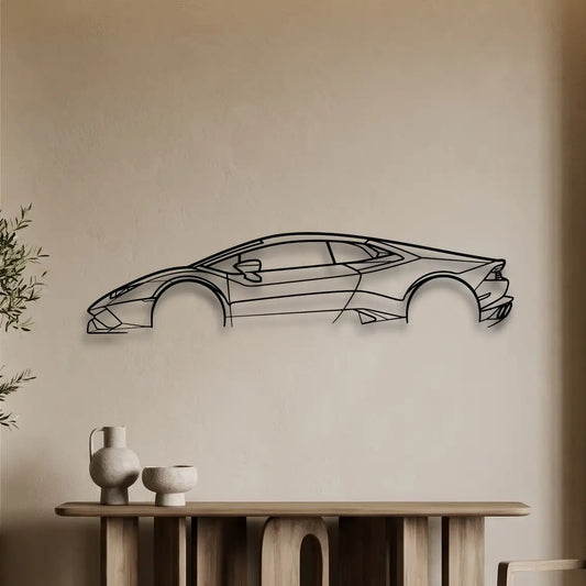 Lamborghini Huracan LP 610-4 Metal Wall Art - DopeCars