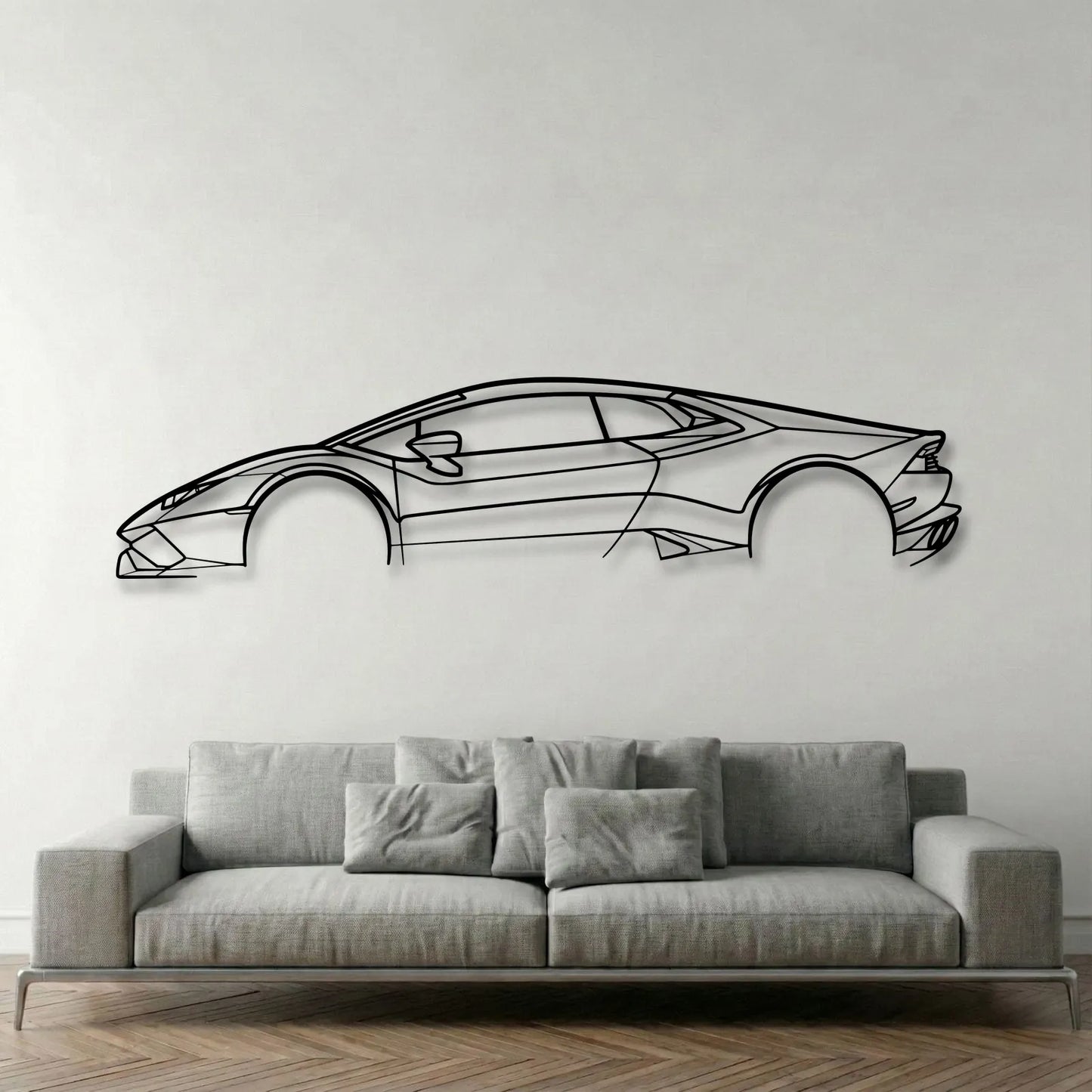 Lamborghini Huracan LP 610-4 Metal Wall Art - DopeCars