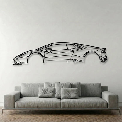 Lamborghini Huracan LP 610-4 Metal Wall Art - DopeCars