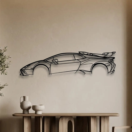 Lamborghini Huracan STO Metal Wall Art - DopeCars