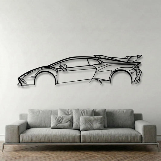 Lamborghini Huracan STO Metal Wall Art - DopeCars