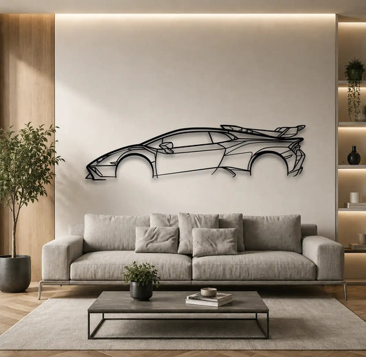 Lamborghini Huracan STO Metal Wall Art - DopeCars