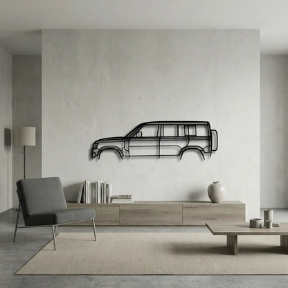Land Rover Defender D110 Metal Wall Art