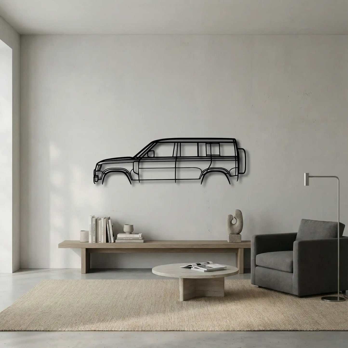 Land Rover Defender D110 Metal Wall Art