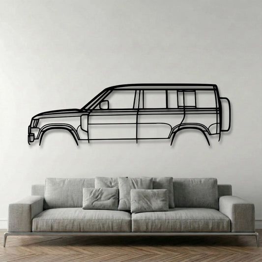 Land Rover Defender D110 Metal Wall Art - DopeCars