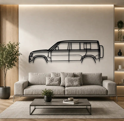 Land Rover Defender D110 Metal Wall Art - DopeCars