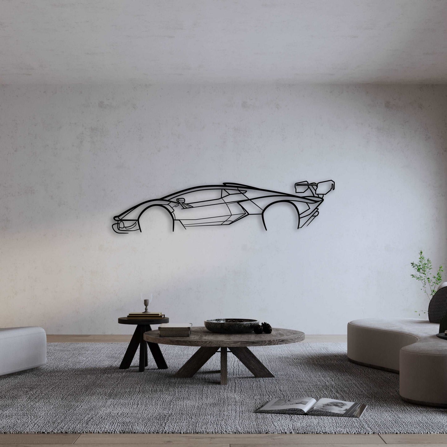 Lamborghini Essenza SCV12  METAL WALL ART - DopeCars