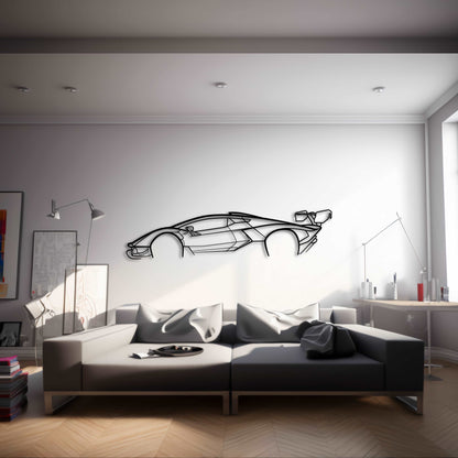 Lamborghini Essenza SCV12  METAL WALL ART - DopeCars