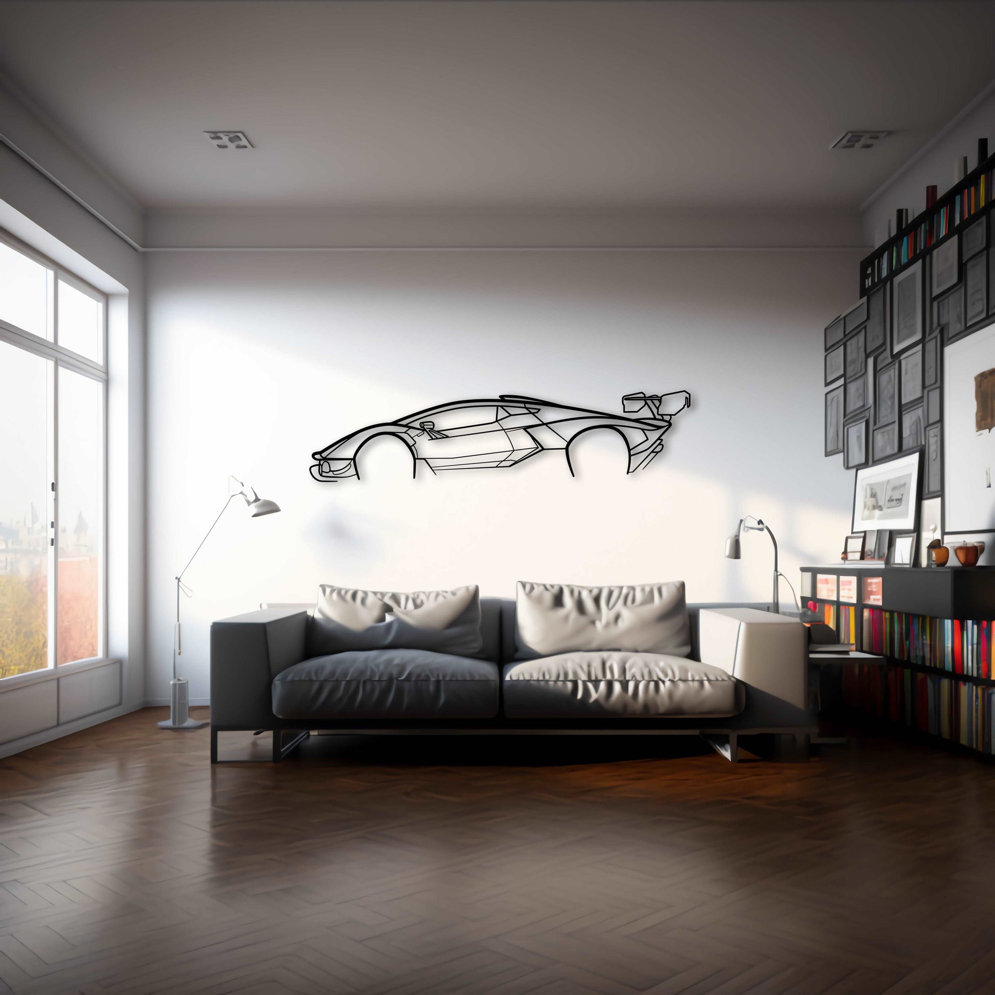 Lamborghini Essenza SCV12  METAL WALL ART - DopeCars