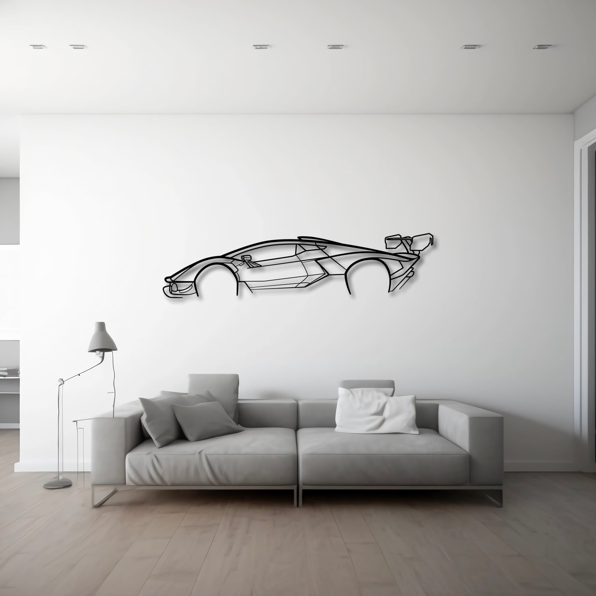 Lamborghini Essenza SCV12  METAL WALL ART - DopeCars