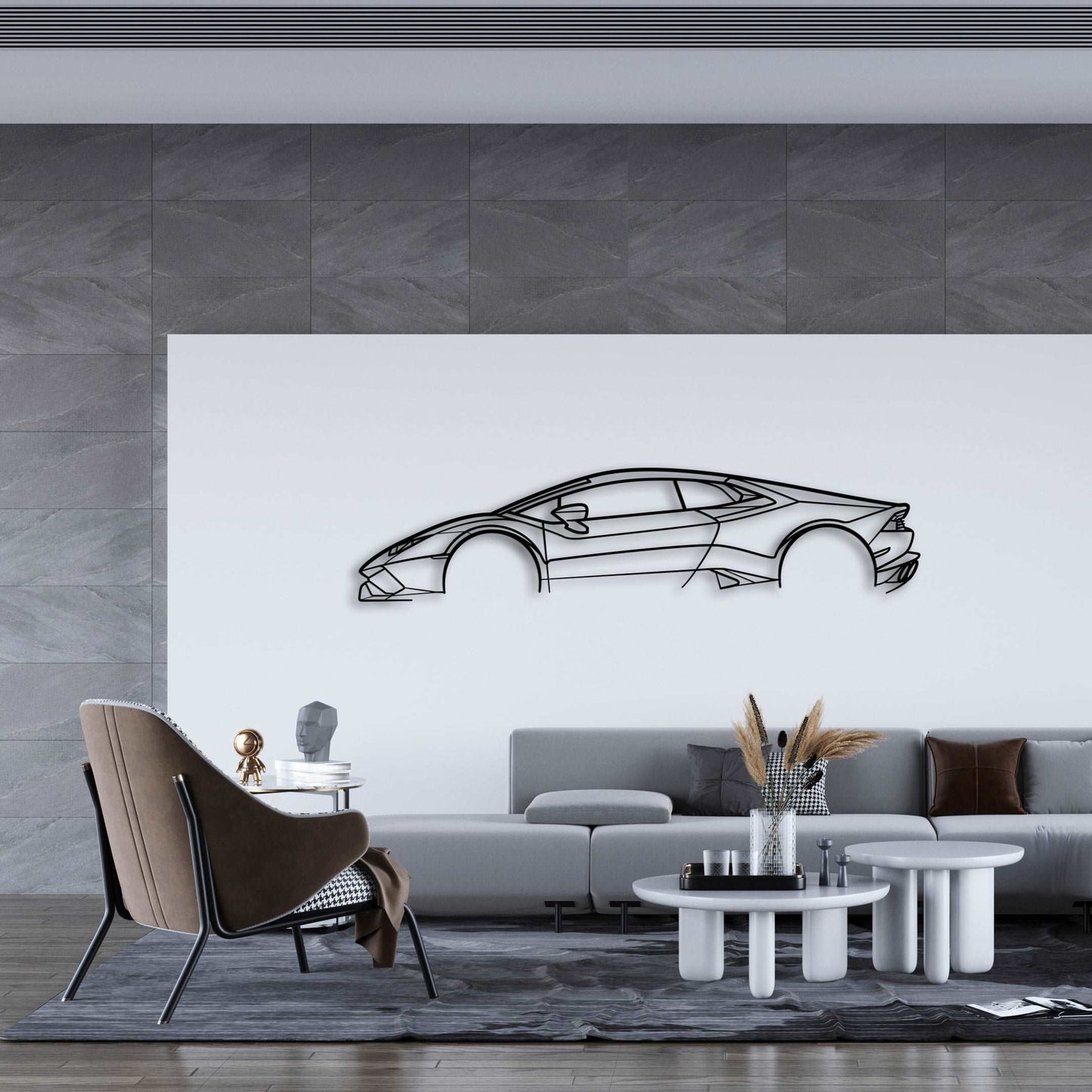 Lamborghini Huracan LP 610-4 METAL WALL ART - DopeCars