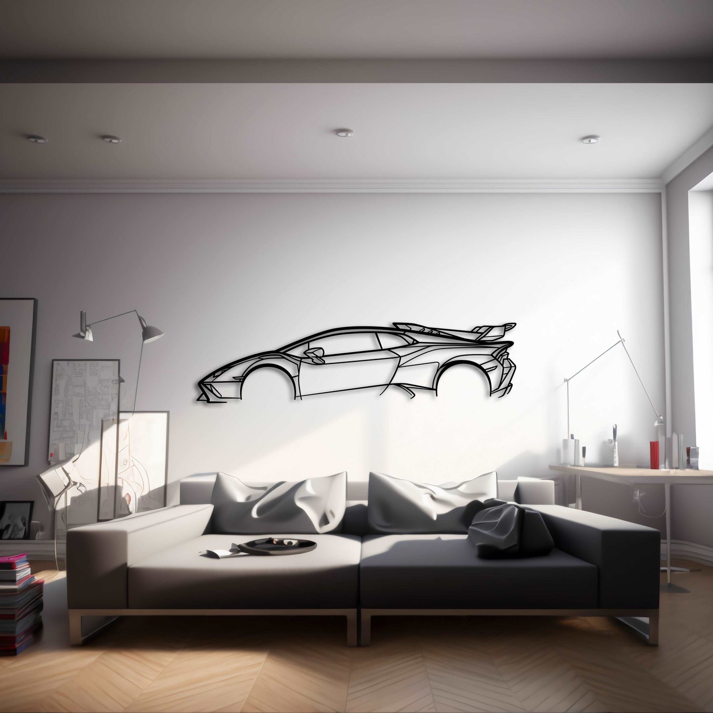 Lamborghini Huracan STO METAL WALL ART - DopeCars