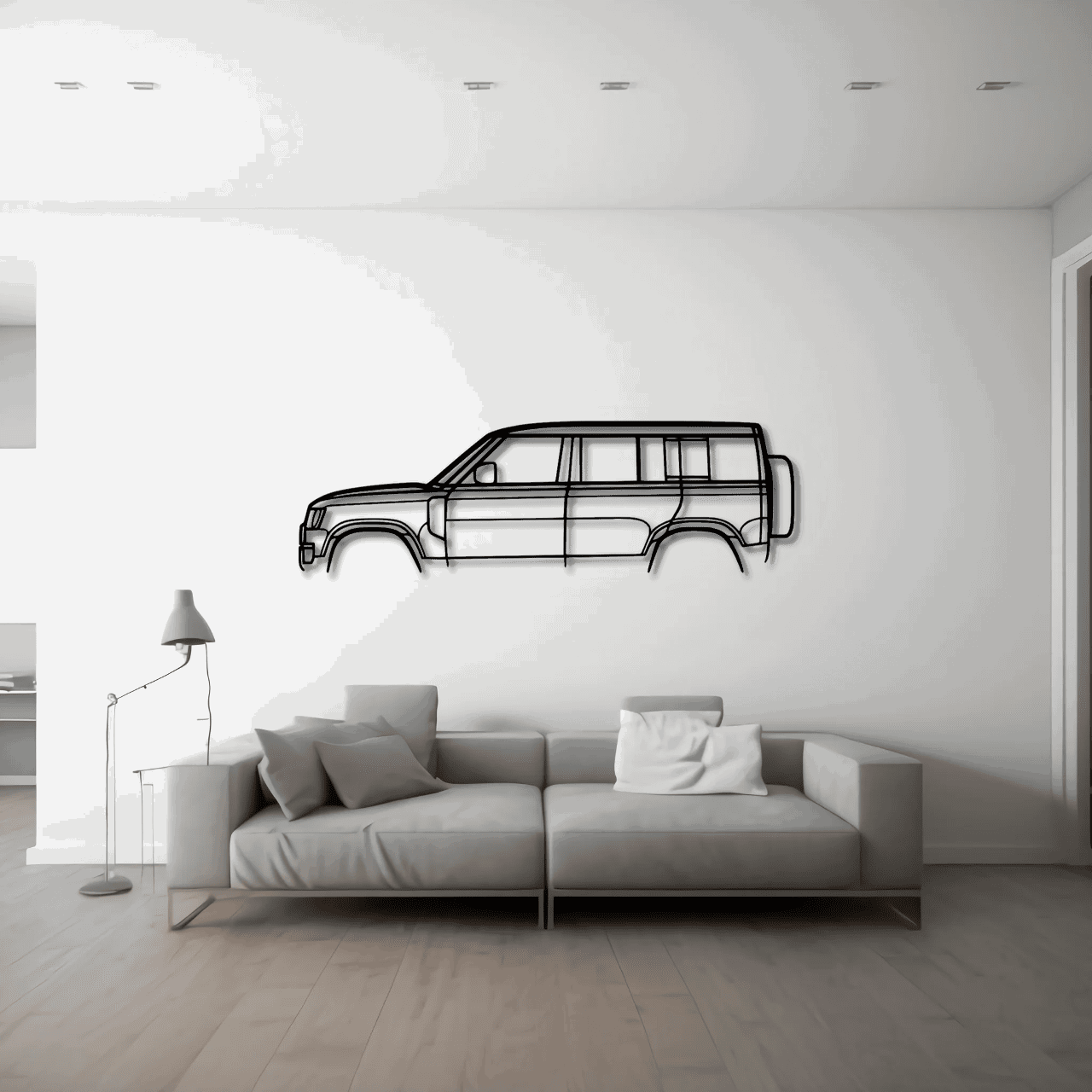 LAND ROVER DEFENDER D110 METAL WALL ART - DopeCars
