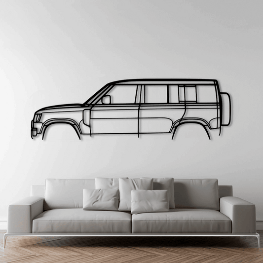 LAND ROVER DEFENDER D110 METAL WALL ART - DopeCars