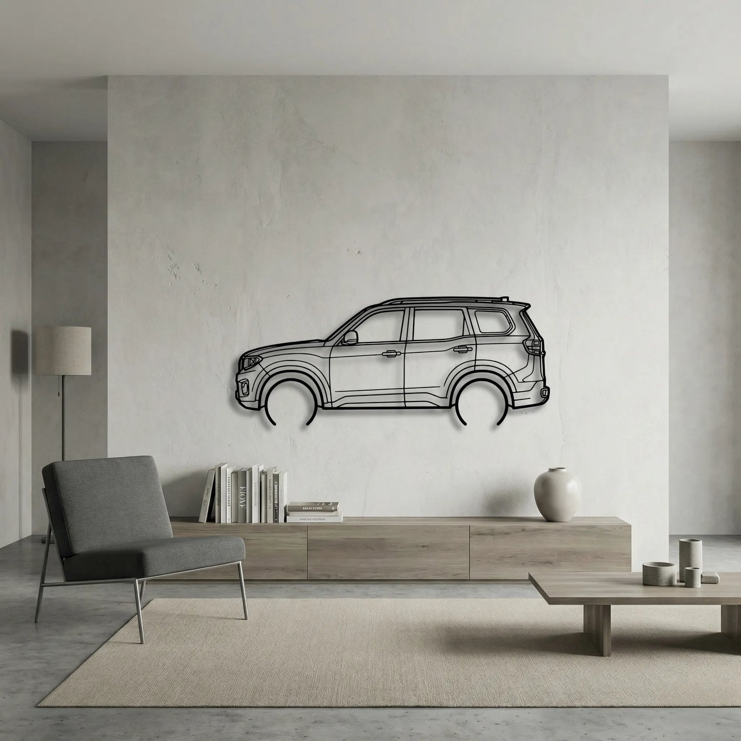 Mahindra Scorpio N Metal Wall Art - DopeCars