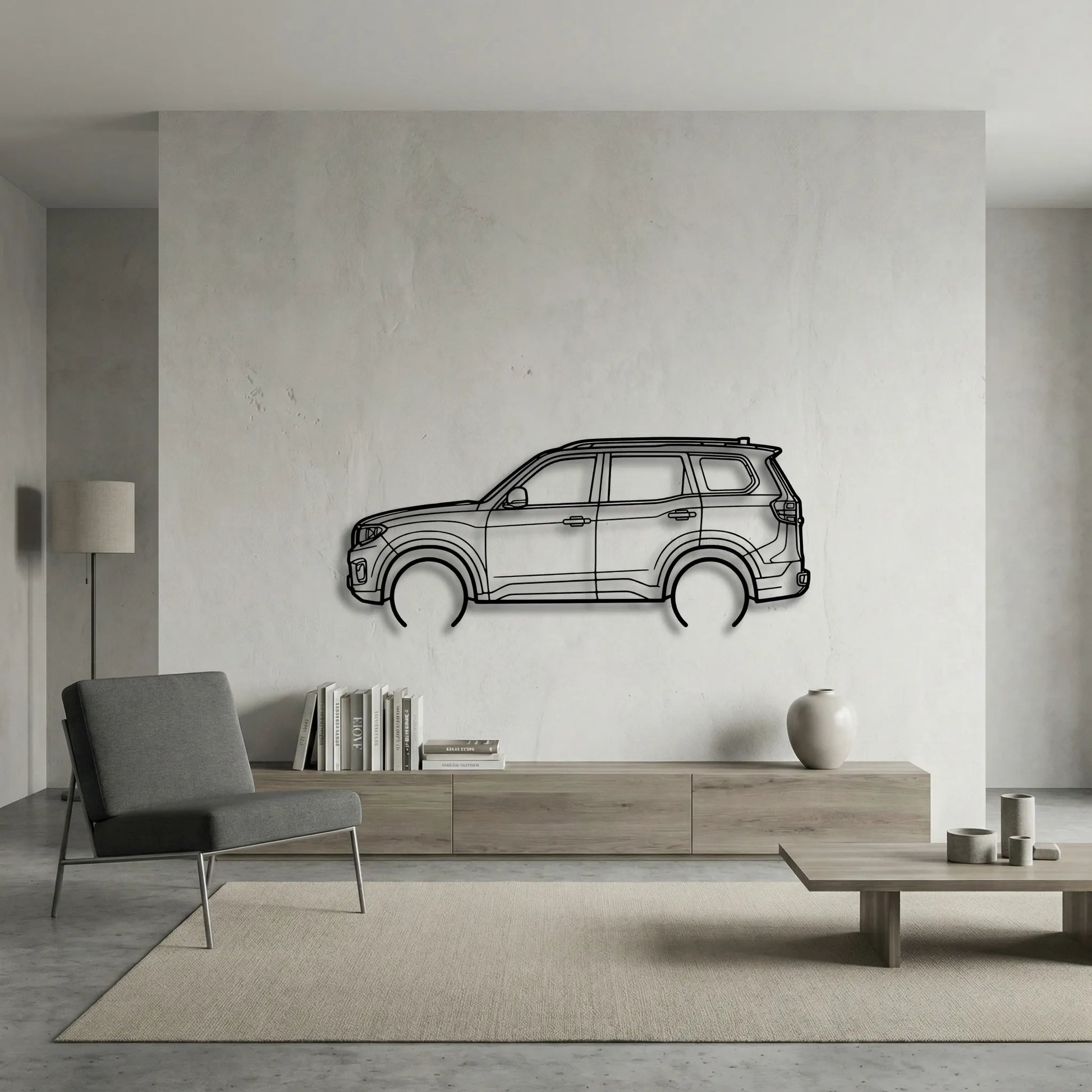 Mahindra Scorpio N Metal Wall Art - DopeCars