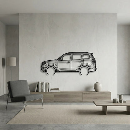 Mahindra Scorpio N Metal Wall Art - DopeCars