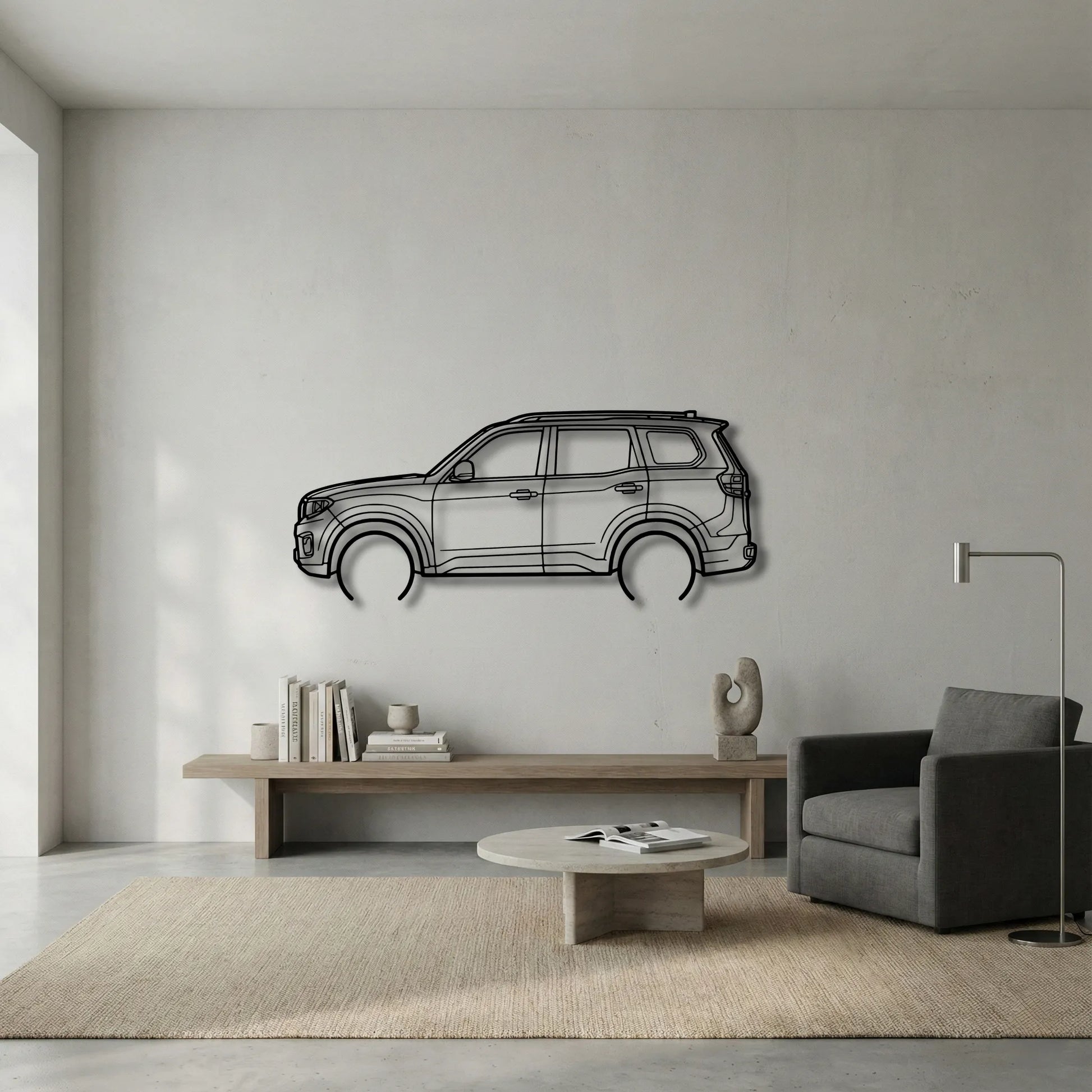 Mahindra Scorpio N Metal Wall Art - DopeCars