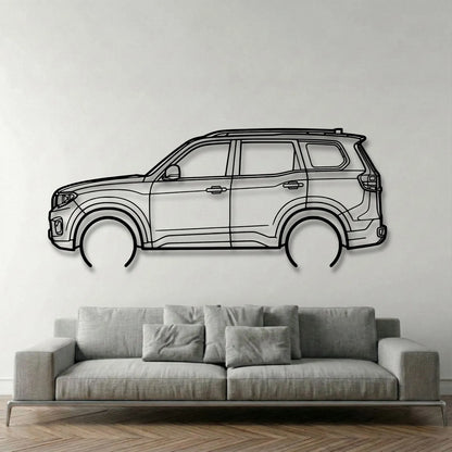 Mahindra Scorpio N Metal Wall Art - DopeCars