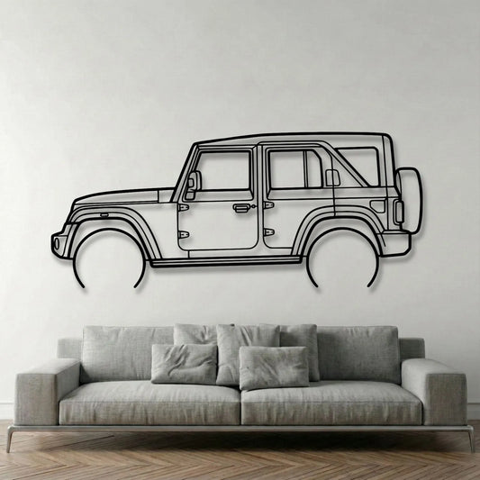 Mahindra Thar ROXX Door Metal Wall Art