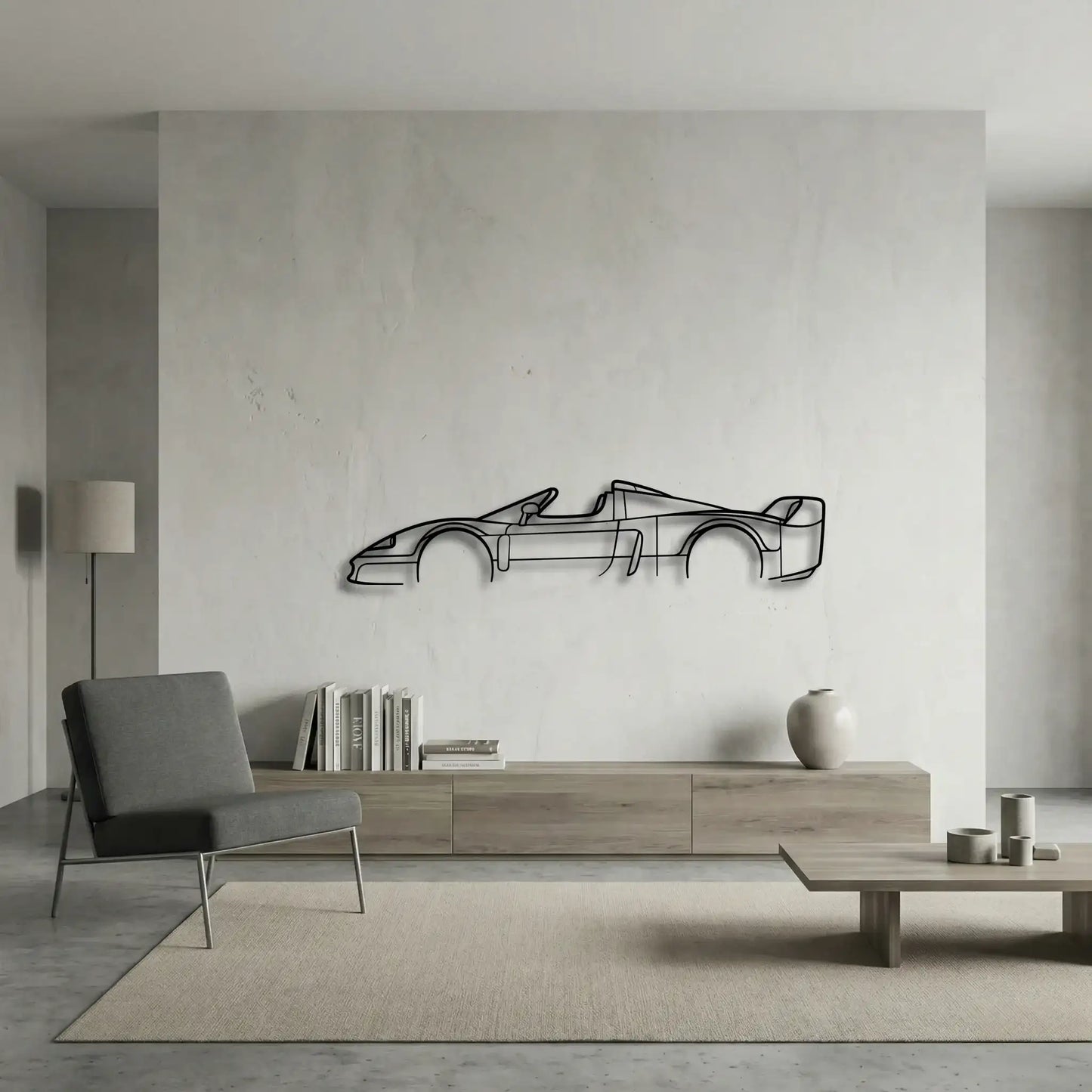 Maserati MC12 Metal Wall Art