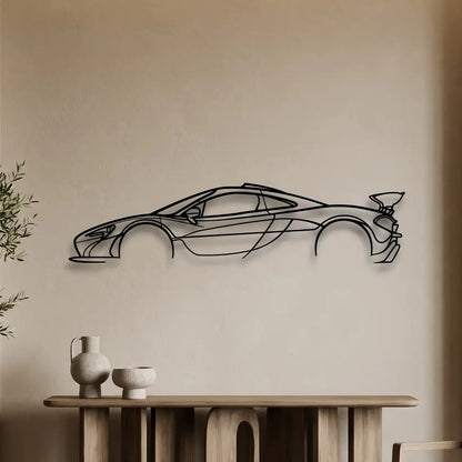 McLaren P1 Metal Wall Art - DopeCars