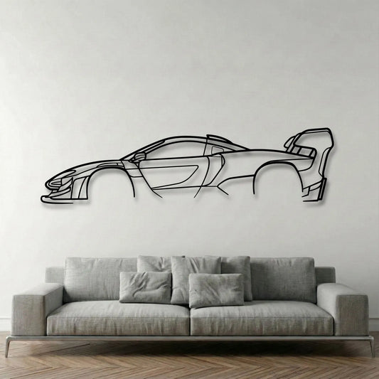 McLaren Senna GTR Metal Wall Art - DopeCars