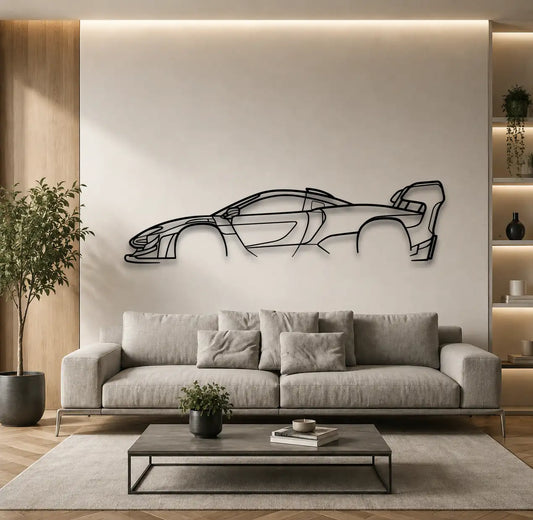 McLaren Senna GTR Metal Wall Art - DopeCars