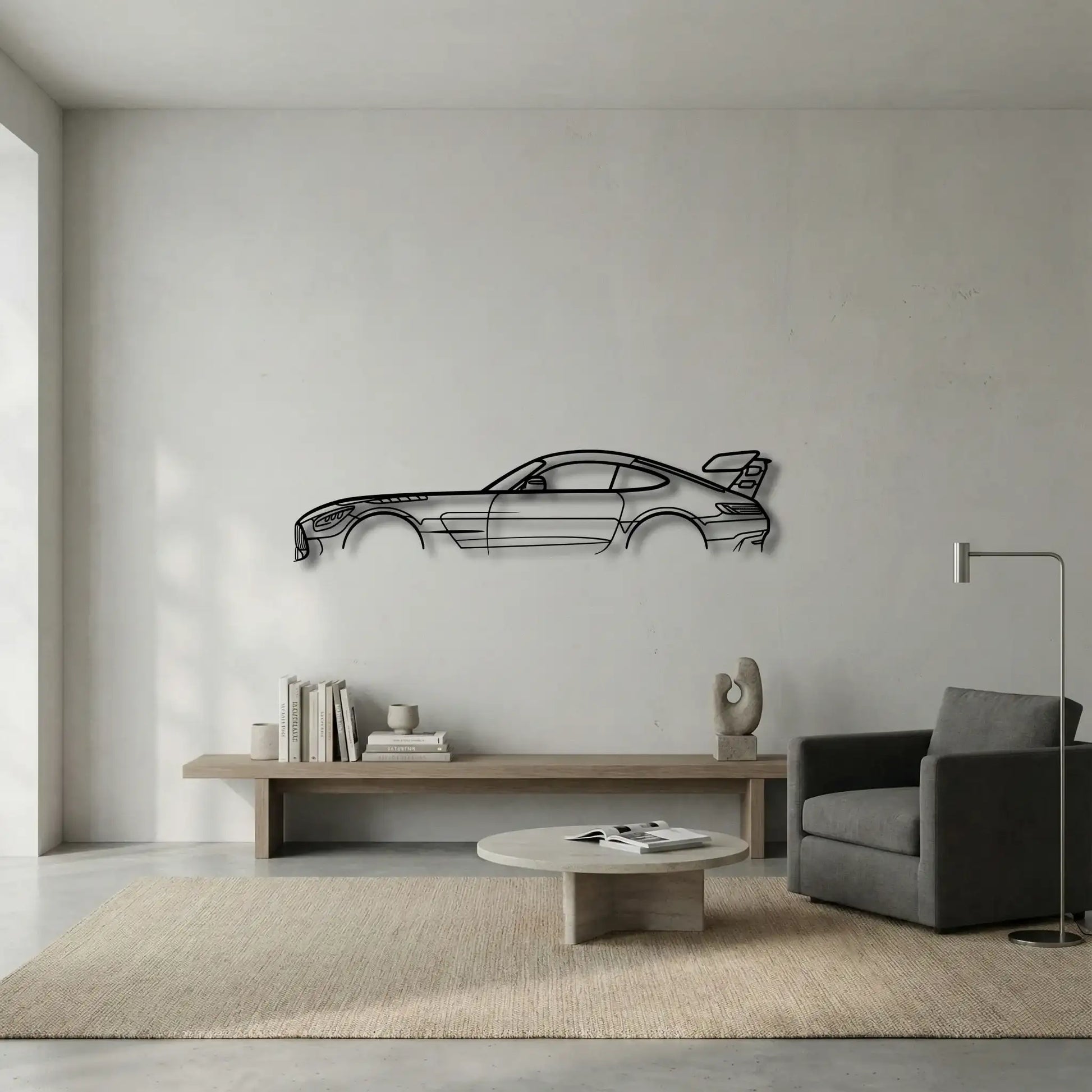 Mercedes-AMG GT Black Series Metal Wall Art