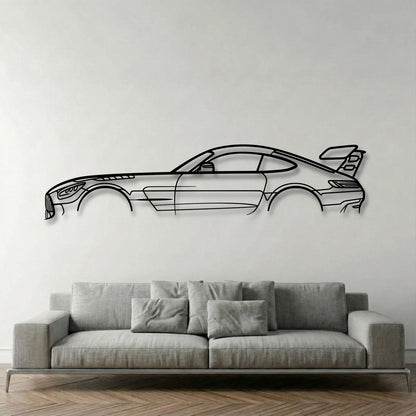 Mercedes-AMG GT Black Series Metal Wall Art - DopeCars