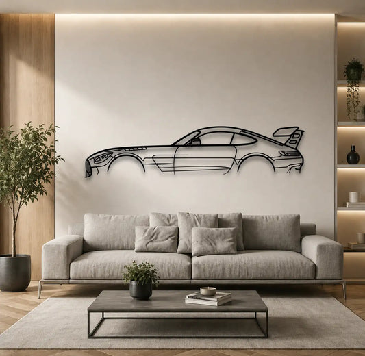 Mercedes-AMG GT Black Series Metal Wall Art - DopeCars