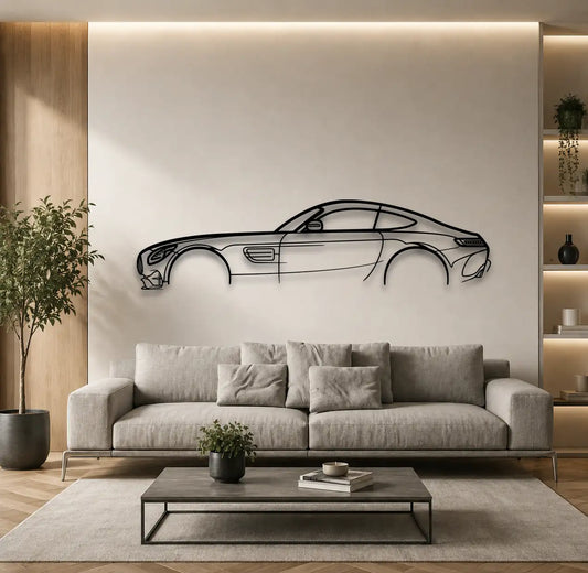 Mercedes-AMG GT Metal Wall Art - DopeCars