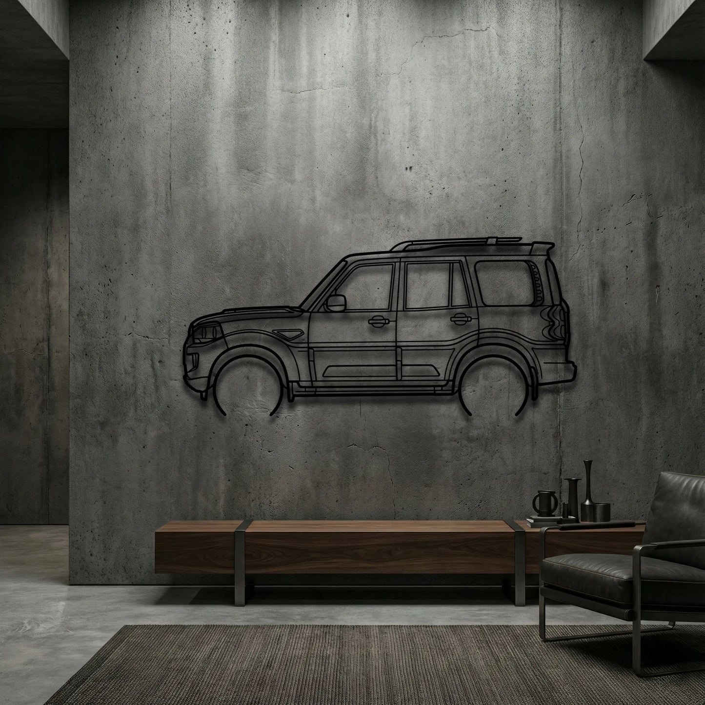 Mahindra Scorpio Classic Metal Wall Art - DopeCars