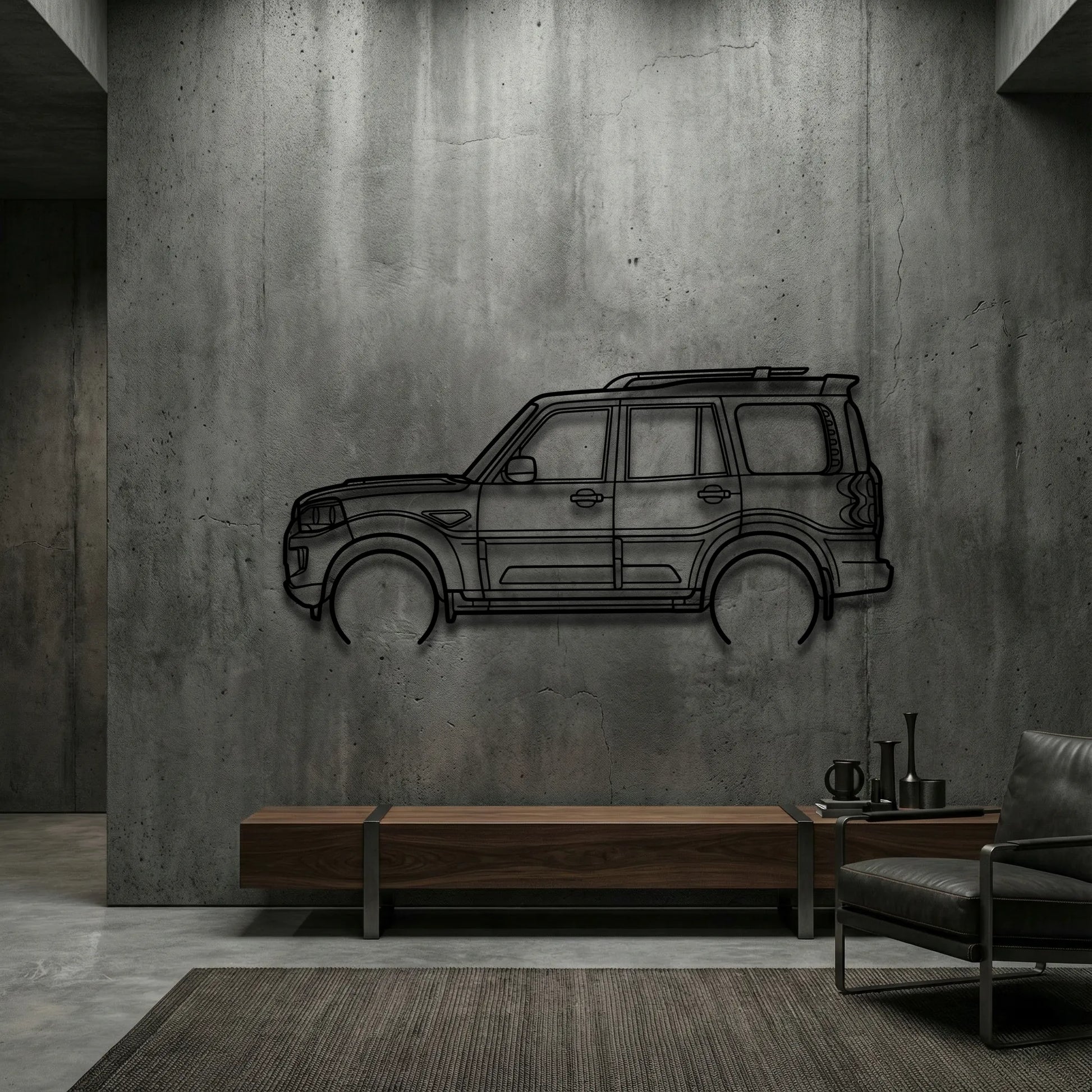 Mahindra Scorpio Classic Metal Wall Art - DopeCars