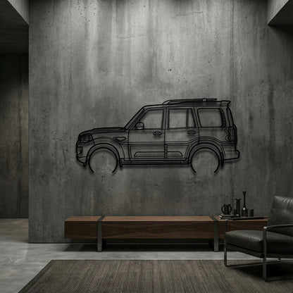 Mahindra Scorpio Classic Metal Wall Art - DopeCars