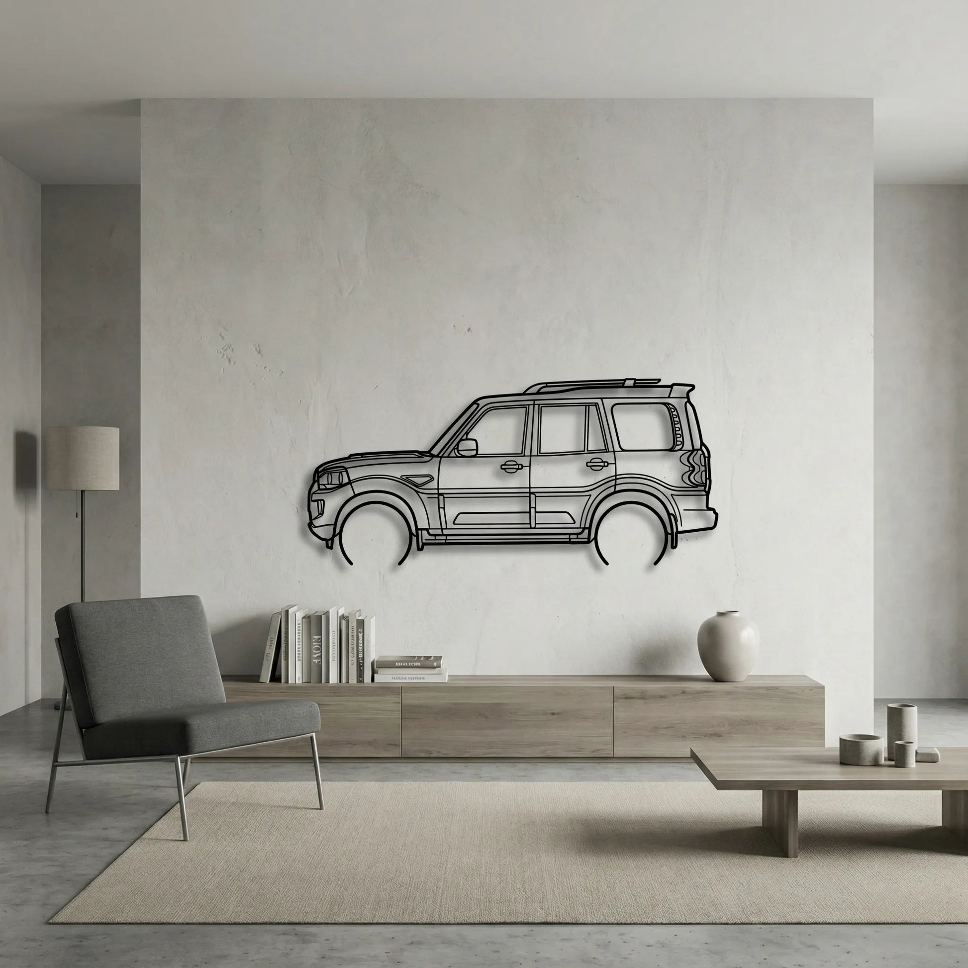 Mahindra Scorpio Classic Metal Wall Art - DopeCars