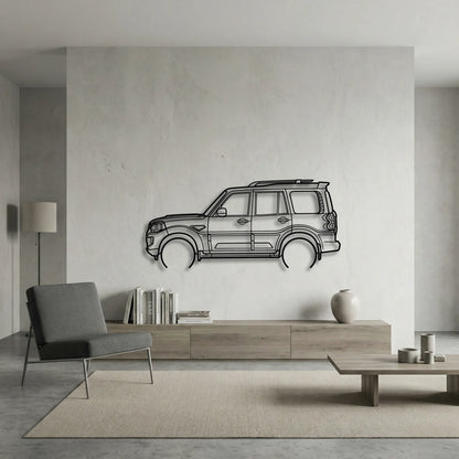 Mahindra Scorpio Classic Metal Wall Art - DopeCars