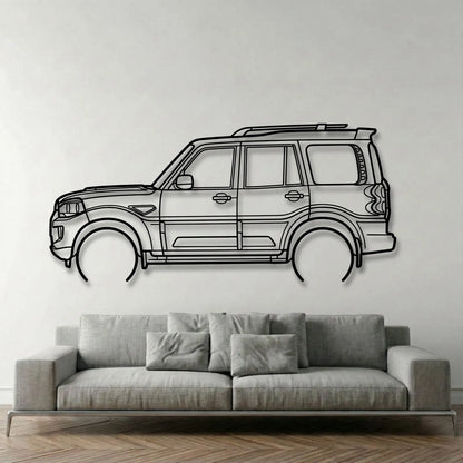 Mahindra Scorpio Classic Metal Wall Art - DopeCars