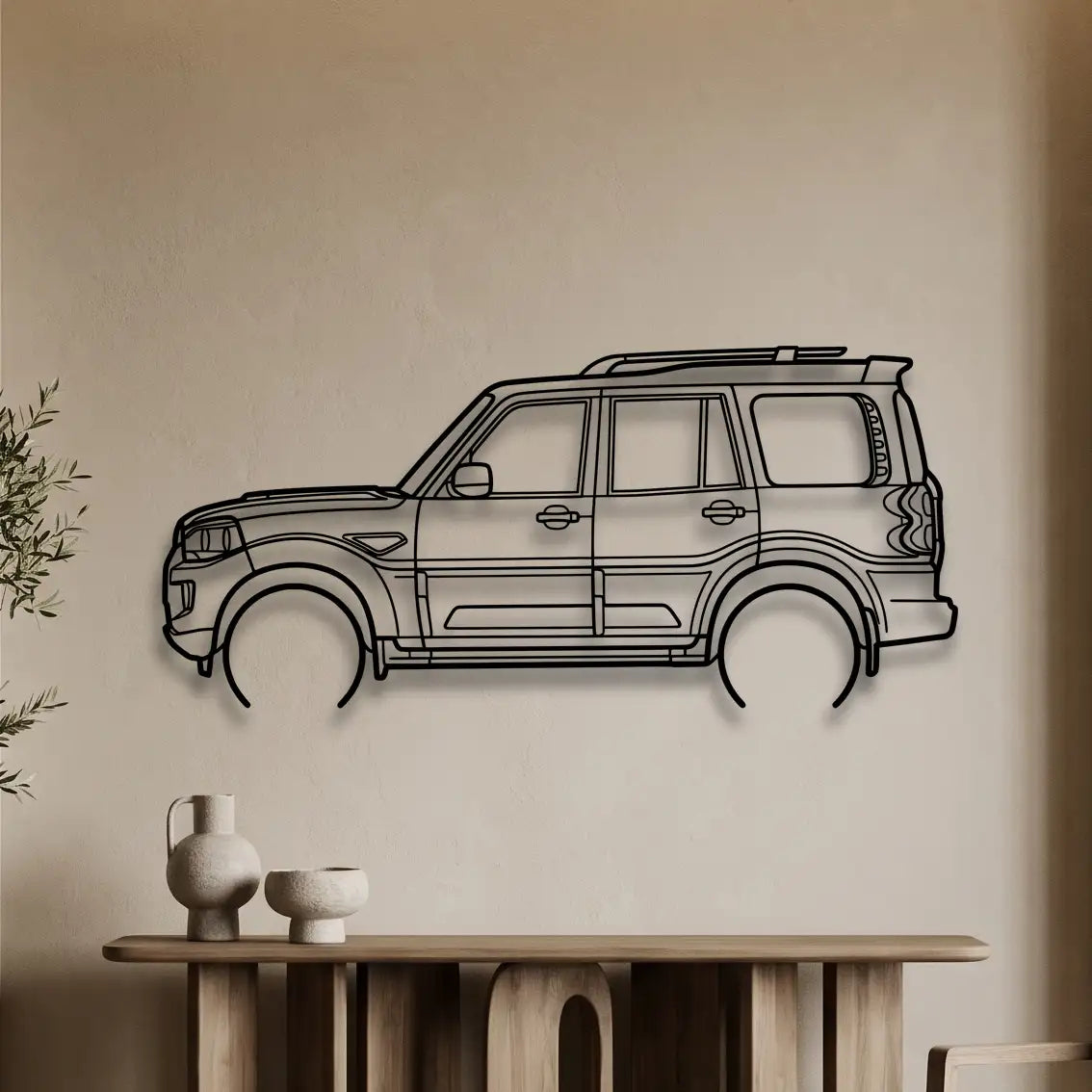 Mahindra Scorpio Classic Metal Wall Art - DopeCars