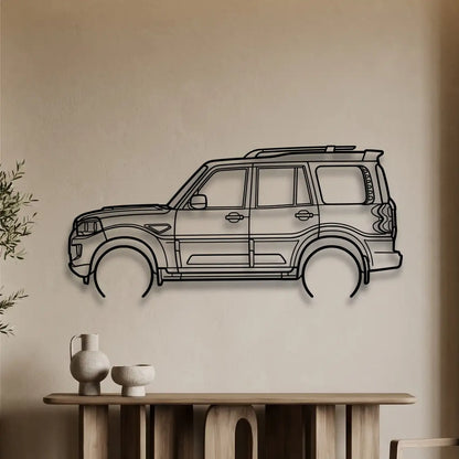 Mahindra Scorpio Classic Metal Wall Art - DopeCars