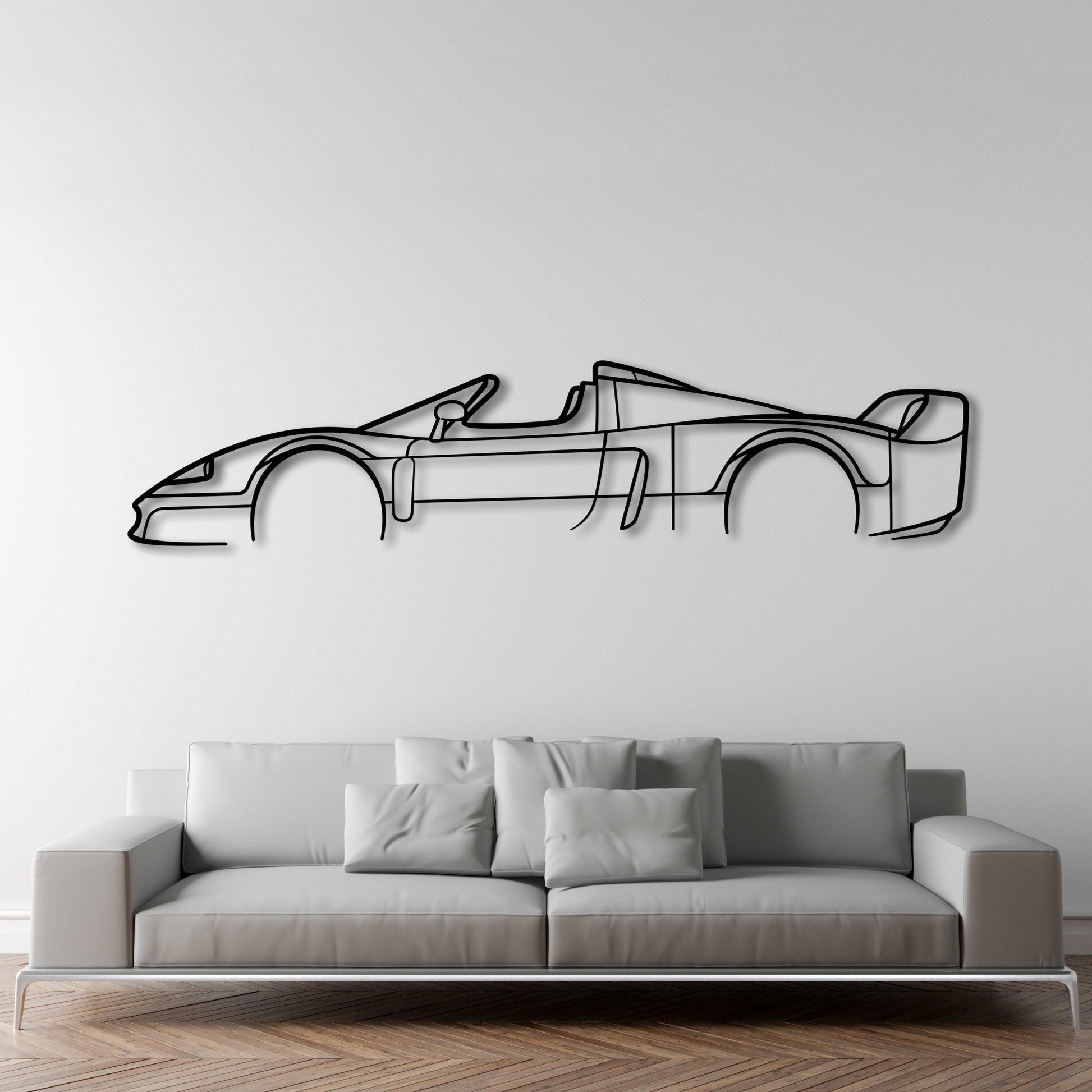 Maserati MC12 METAL WALL ART - DopeCars