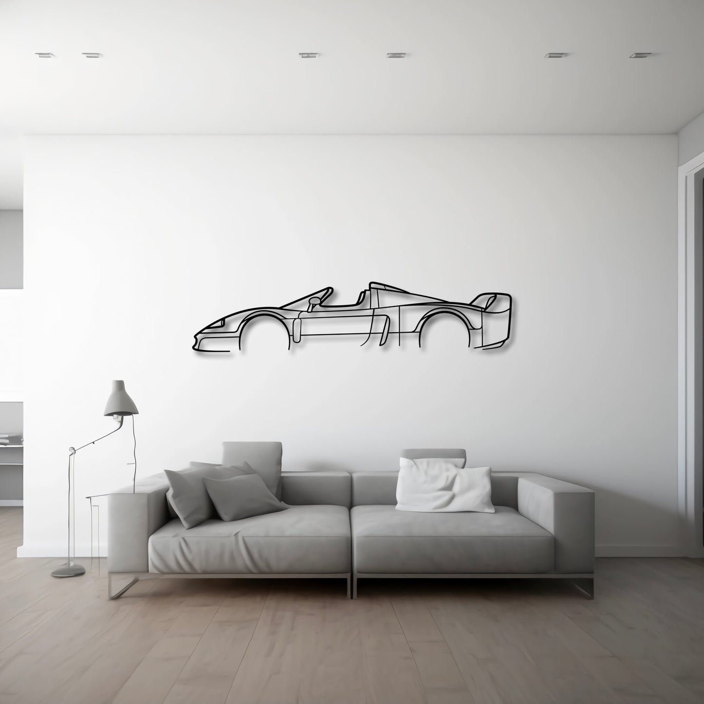 Maserati MC12 METAL WALL ART - DopeCars