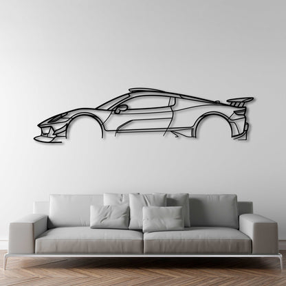 Maserati MC20 METAL WALL ART - DopeCars