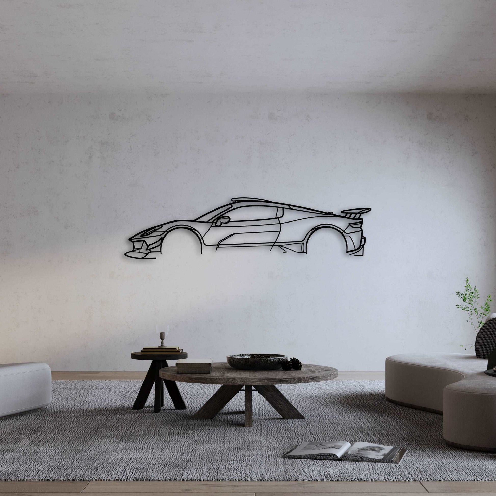 Maserati MC20 METAL WALL ART - DopeCars