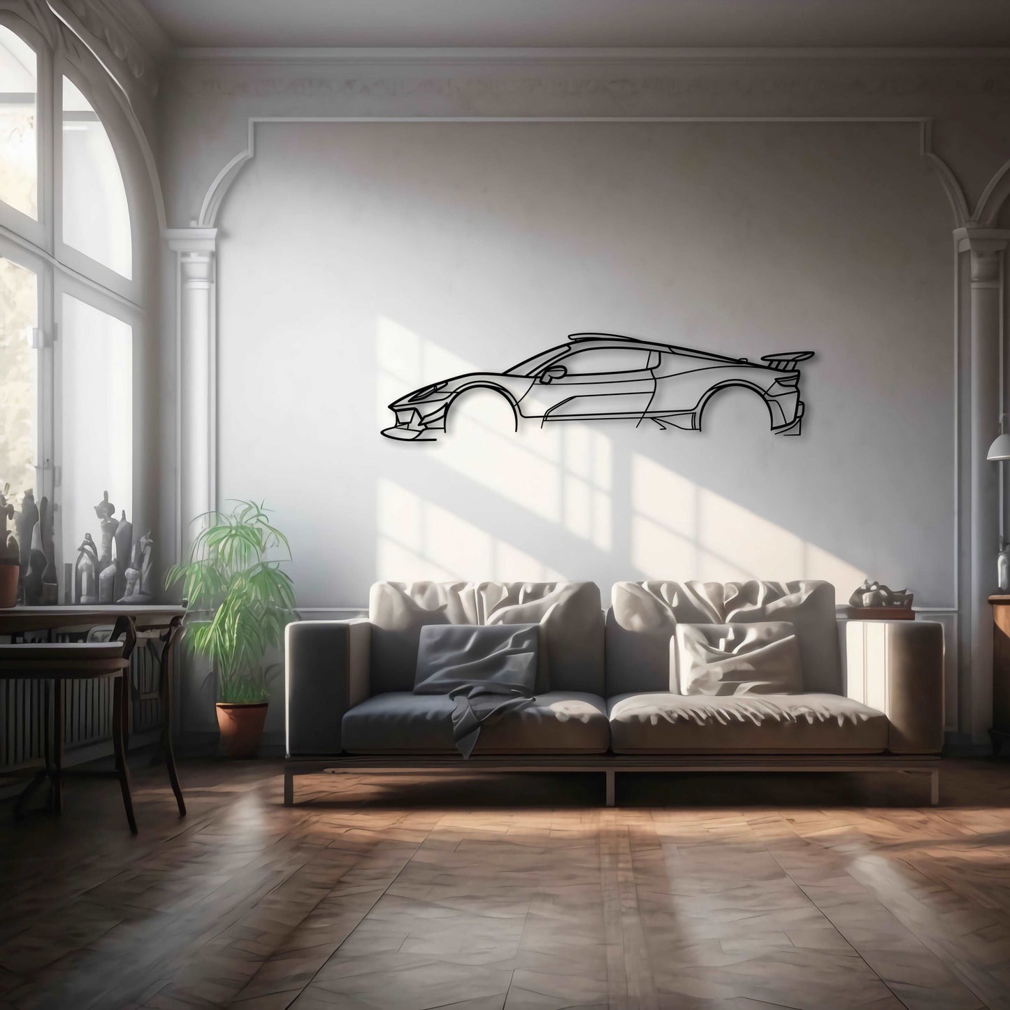 Maserati MC20 METAL WALL ART - DopeCars